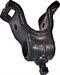 Top bow saddles, cast iron, black, high, thin style, pair