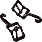 Model T 3314BK - Buckle only for top to windshield leather strap, black