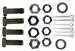 Model T Rear radius rod mounting bolt set