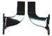 Side light brackets 1913 Black gloss powder coated steel