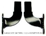 Model T 3655BQ - Side light brackets 1914 Black gloss powder coated steel