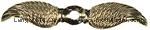3926DCW - Gull Wings, Chrome, for use with hex radiator cap.