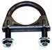 Muffler clamp, attaches tailpipe to muffler