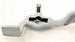 Model T Oil tail lamp and license bracket, plain, "Neverout" - 3660CI
