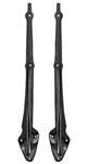 Model T Windshield stanchions, duplicate of original - 7837-8