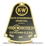 Model T K-W coil box switch plate only - 4678
