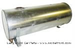 Model T Gas tank, end outlet with attached sediment bulb and brackets - 2900T
