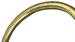 Model T Horn flex tubing, brass, 1/2" inside diameter, sold per foot