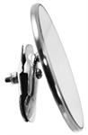Model T Windwing mirror, round, stainless steel  - 7700WWC