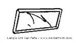 Model T Mirror only, 2-1/2" X 4-1/2" - 7856B