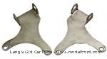 Model T Mounting brackets, steel, holds muffler to frame - 4025MBR