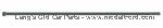 Model T Muffler shell bolt, steel, long center bolt - 4026B