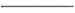 Model T Muffler shell bolt, steel, long center bolt