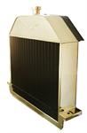 Model T Brass round tube radiator, original style core - 3923R