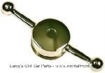 Model T Dog bone cap, brass, drilled for Moto-Meter - 3926BDB