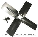 Model T Fan blades with rivets, 4 blade set - 3961S