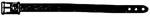 Model T Speedometer cable support strap, blackened leather, brass hardware - SP-STR