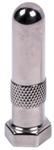 Model T Nickel dust cover and lock nut for rubber valve stems. - DC-RSN