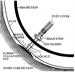 Model T 30 X 3 tube, metal stem, for wood wheel - MT1