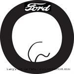 Model T Spare tire cover, Black, 30 X 3-1/2 - STC1