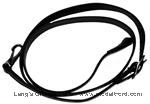 Model T Top strap from top to frame, black leather, black hardware, original - 3314WFR