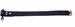 Model T Top to windshield strap only, blackened cotton web, original