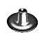 Model T "Durable" Trim fastener eyelets, nickel plated