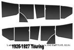 Model T Touring door and kick panel set, 12 piece panel set - KP1127