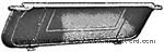 Model T Tail gate with hinge, No Ford script, steel - PTG1NS