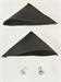 Model T Leather hood corner pads with rivets - 4054