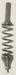 Model T Magneto post contact spring and post. - 3260S