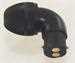 Model T Right angle headlight plug, double contact. for top tab sockets
