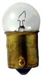 Model T 12-3CP - 3 c.p. light bulb, single contact, 12 volt,  (straight pins)