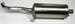 Model T Muffler, Stainless Steel. - 4025BSTS