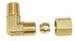 Model T Carburetor inlet elbow, brass, modern style - 6154RE