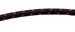 Model T Plug wire, original black with double red tracer, sold by the foot