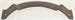 Model T Right-Hand Drive brake quadrant, 2 hole - 3448B-RH