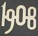 Model T Gold plated brass numbers, 2" high. 1908 for radiator