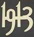 Model T Gold plated brass numbers, 2" high.