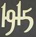 Model T Gold plated brass numbers, 2" high.