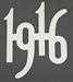 Model T Chrome plated brass numbers, 2" high. 1916