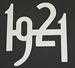 Model T Chrome plated brass numbers, 2" high. 1921