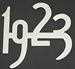 Model T Chrome plated brass numbers, 2" high. 1923