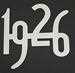 Model T Chrome plated brass numbers, 2" high. 1926