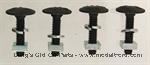 Model T Bolt set, for mounting firewall to butterfly brackets. - 3652