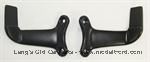 Model T Side lamp brackets, Torpedo. Black painted  casting. Pair. - 3655-6TS