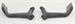 Model T Side lamp brackets, Torpedo. Black painted  casting. Pair. - 3655-6TS