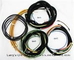 Model T Wiring set, with non-original color spark plug wires. - WS2