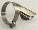 Model T Exhaust deflector, stainless steel. - 4038ECL