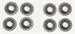 Model T Door Hinge washer set, for one door. Steel Set of 8